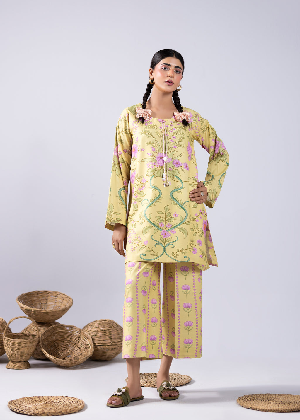 Sage Yellow Co-ord Set