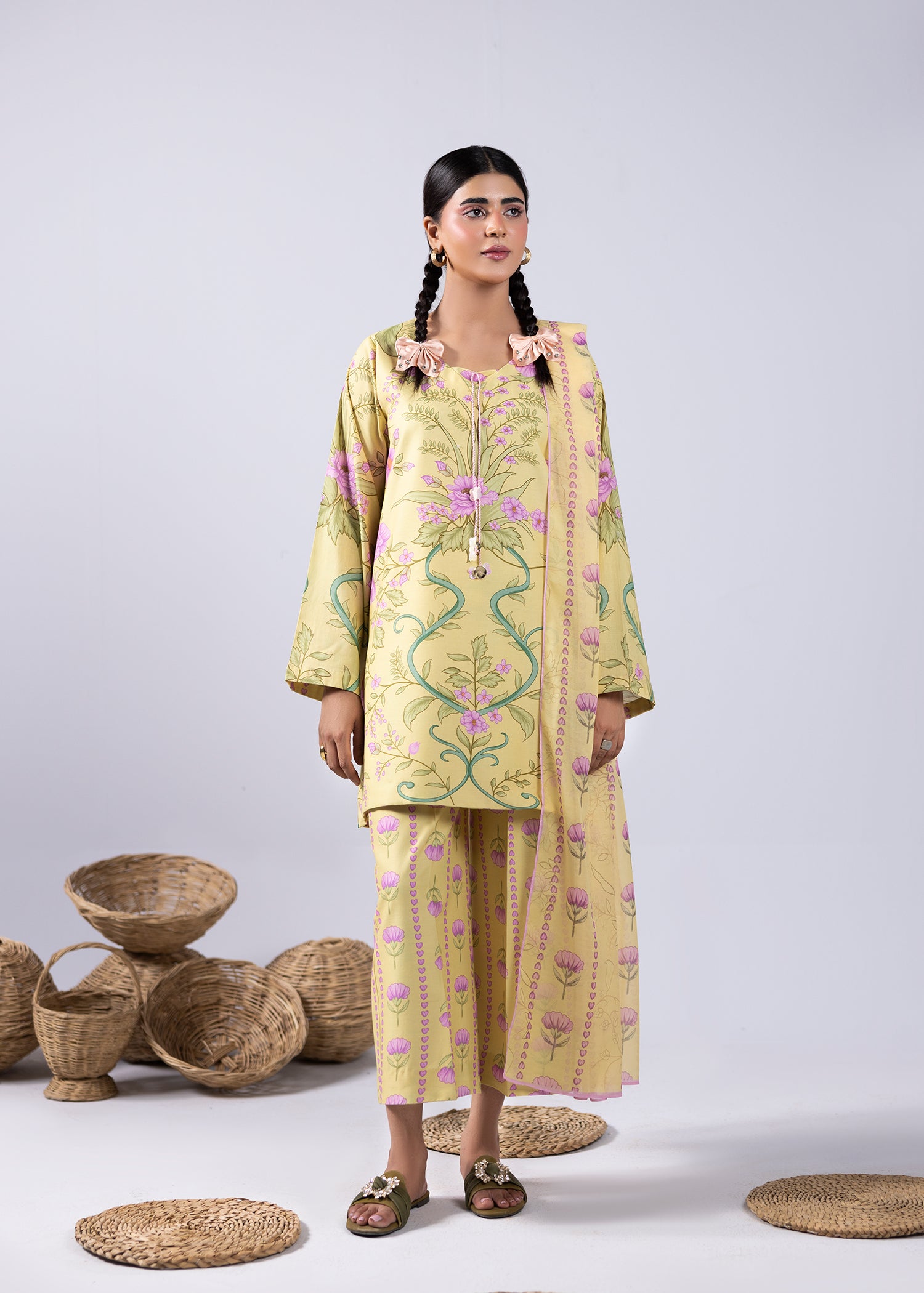 Sage Yellow Co-ord Set